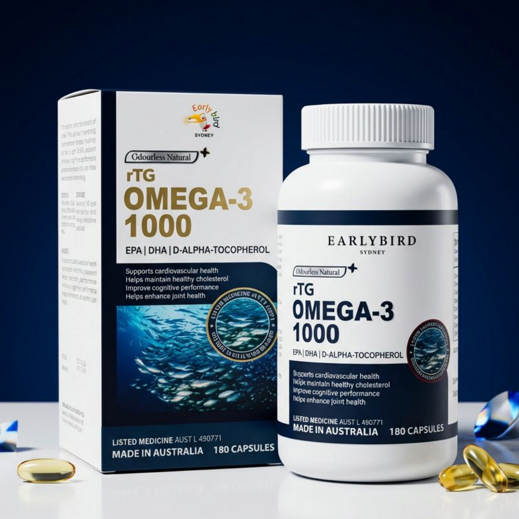 Unflavored Alti-G Omega-3 1000mg 180 Tablets 