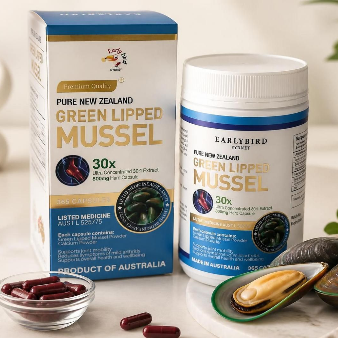 Green Lipped Mussel 30:1 Ultra concentrated 800mg 365caps